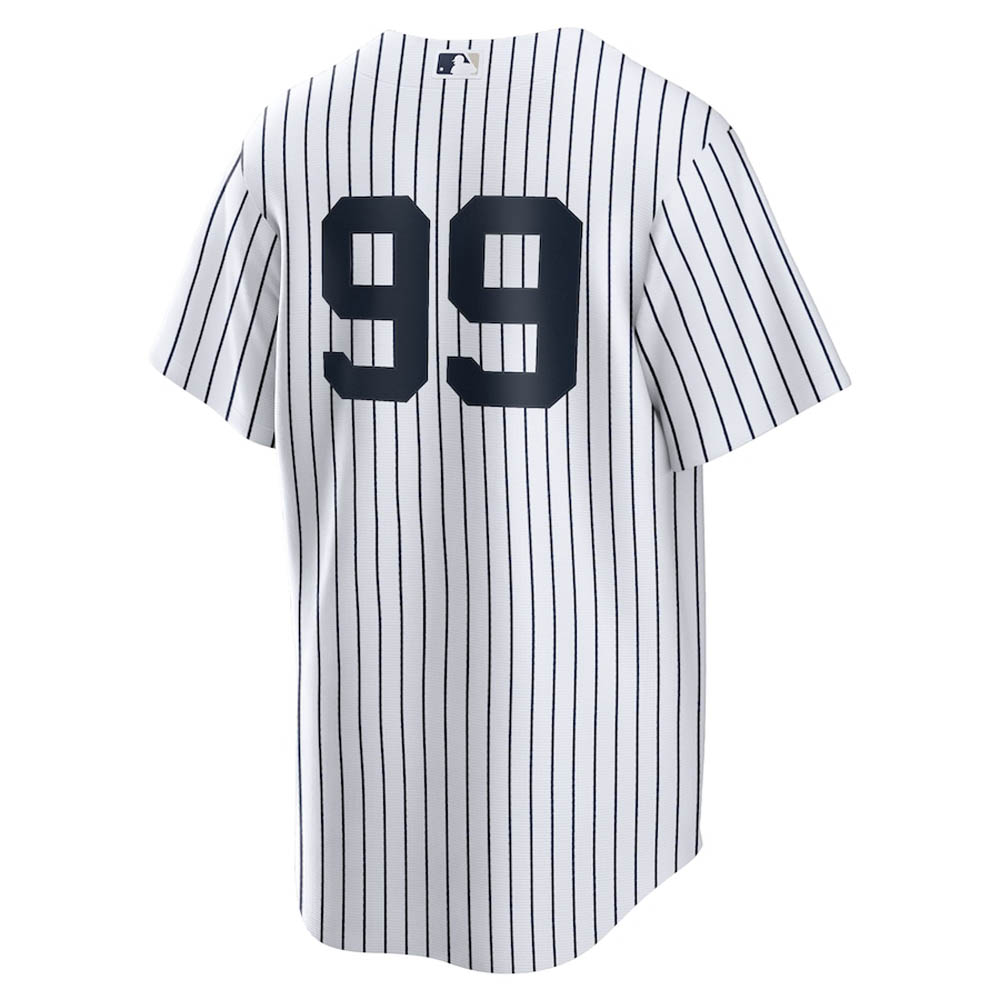Youth New York Yankees Aaron Judge Cool Base Replica Home Jersey - White