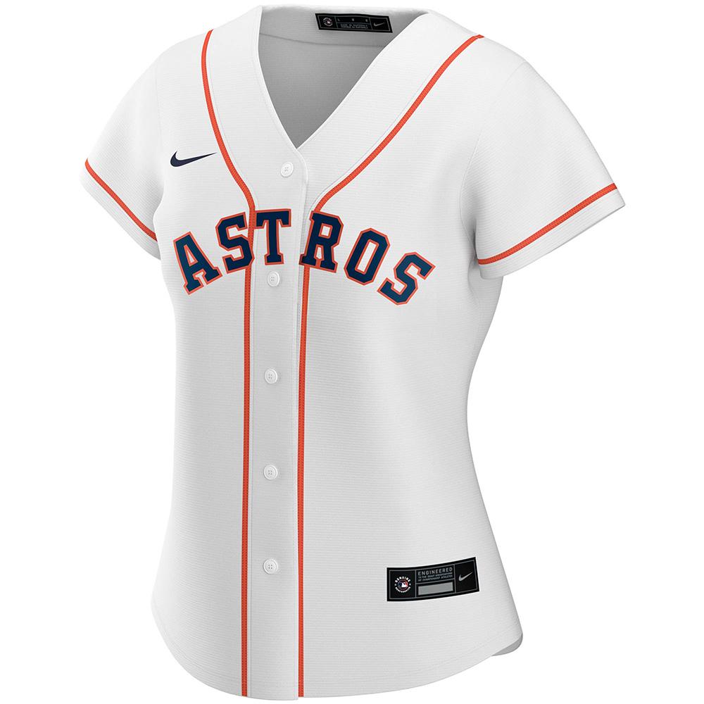 Womens Houston Astros Jose Altuve Cool Base Replica Jersey White