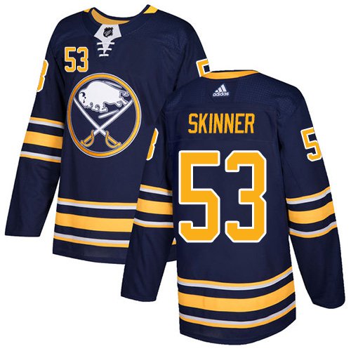 Buffalo Sabres #53 Jeff Skinner Authentic Navy Home Jersey