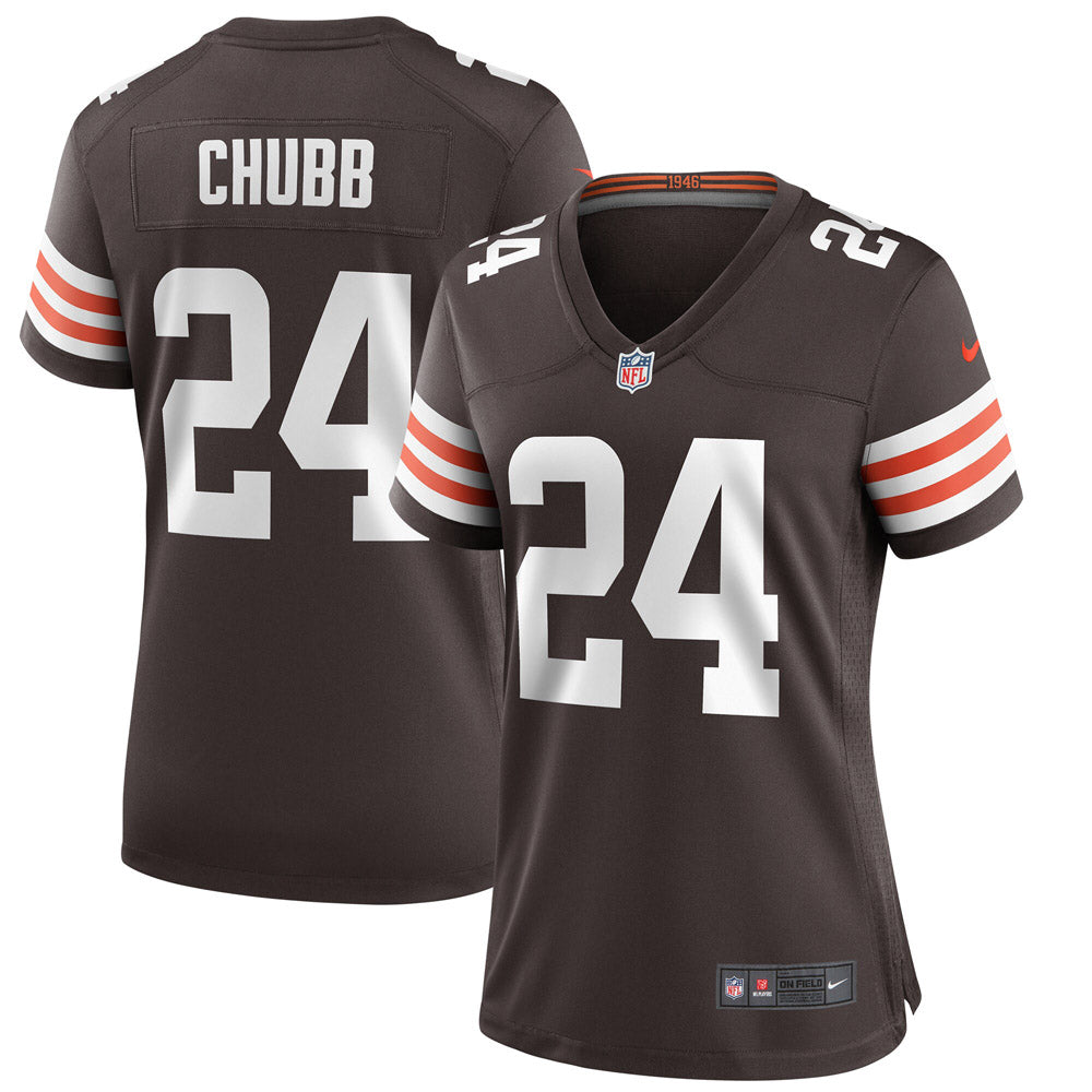 Women's Cleveland Browns Nick Chubb Game Jersey Brown