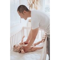 Organic Cotton Pebble Crib Mattress Covers