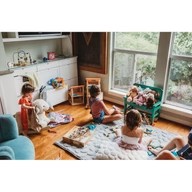 Kids in playroom on Grey Nook Lilypad2 Best Baby and Toddler Play mat