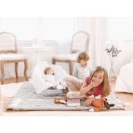 Kids playing on Grey Nook Lilypad2 Best Baby and Toddler Play mat