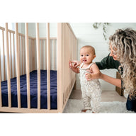Organic Cotton Pebble Crib Mattress Covers