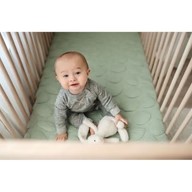 Organic Cotton Pebble Crib Mattress Covers