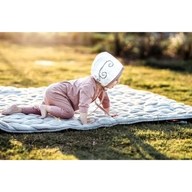 Baby Girl Crawling on Grey Nook Lilypad2 Best Baby and Toddler Play mat